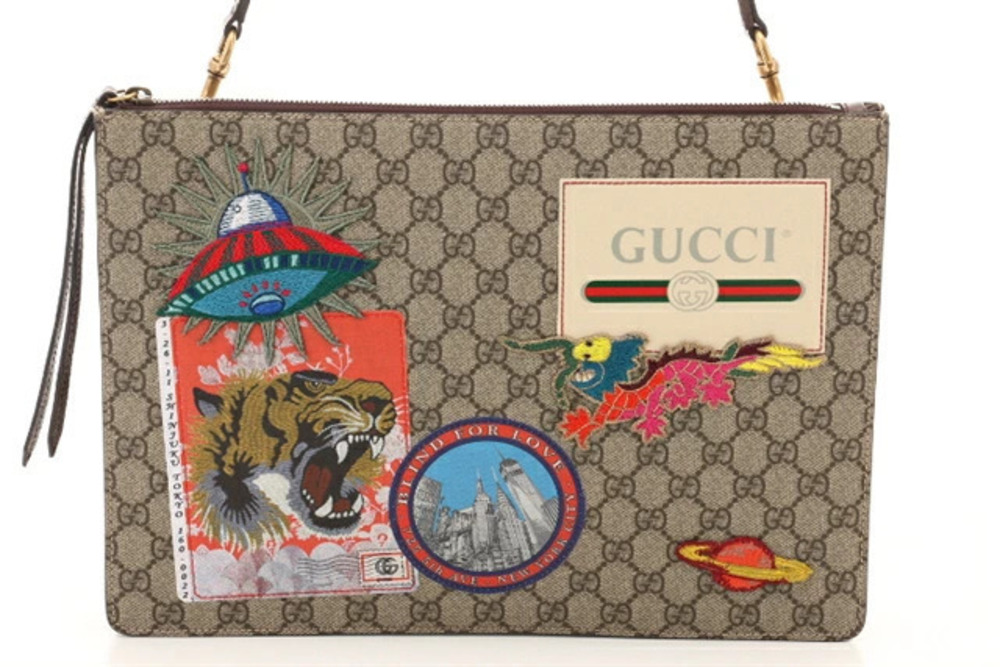 Gucci Shoulder Bag Courier GG Supreme Canvas